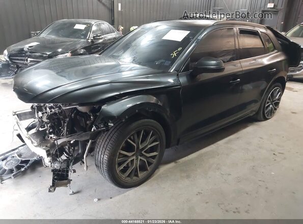 WA1B4AFY3R2143133 2024 AUDI SQ5 Black წინა მარცხენა ხედი სამი მეოთხედიდან