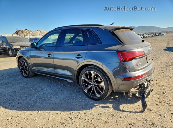 WA1B4AFY8M2024180 2021 AUDI SQ5 Серый Задняя левая четверть