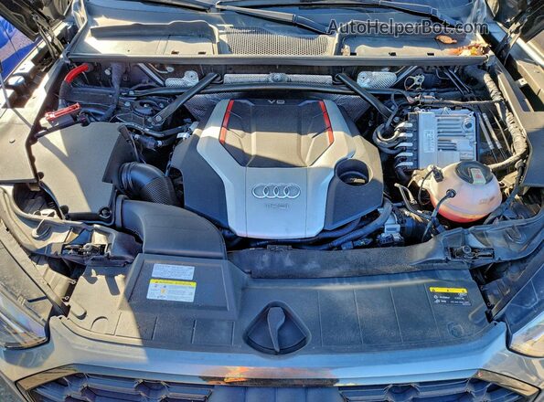 WA1B4AFY8M2024180 2021 AUDI SQ5 Серый Вид подкапотного пространства