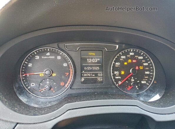 WA1BCCFS4HR014012 2017 AUDI Q3 White Widok zestawu wskaźników