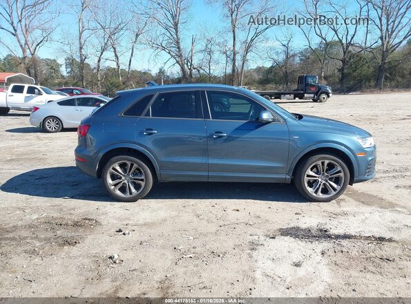 WA1BCCFSXJR013257 2018 AUDI Q3 Синий Вид задней части салона