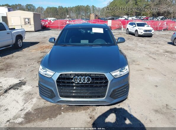WA1BCCFSXJR013257 2018 AUDI Q3 Синий Вид спереди