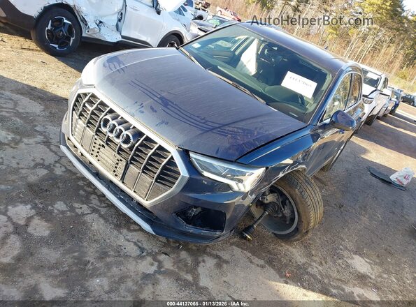 WA1BECF39K1066681 2019 AUDI Q3 Dark Blue Передняя левая четверть