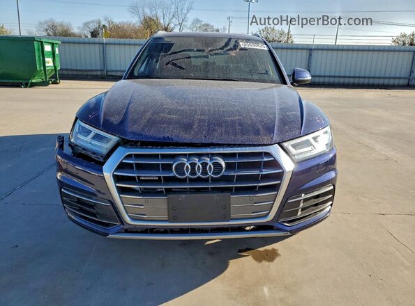 WA1BNAFY0J2227802 2018 AUDI Q5 Синий Вид спереди