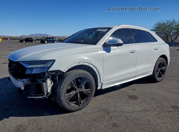 WA1BVBF10PD013401 2023 AUDI Q8 Белый Передняя левая четверть