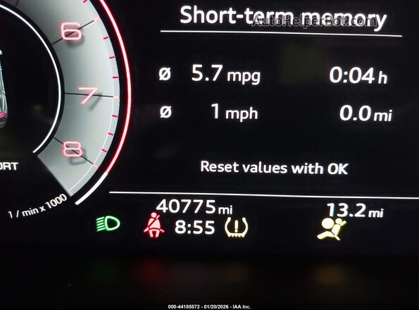 WA1BVBF16ND017496 2022 AUDI Q8 Белый 