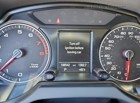 WA1C2AFP0GA054141 2016 AUDI Q5 Gray Սարքավորումների վահանակի տեսք