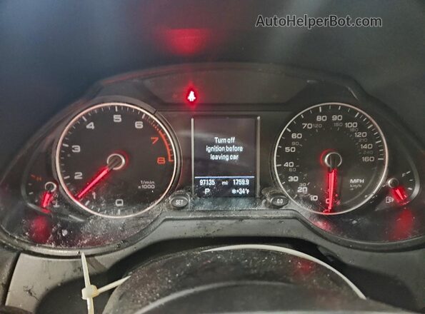 WA1C2AFP1HA080748 2017 AUDI Q5 Black Vista del cuadro de instrumentos
