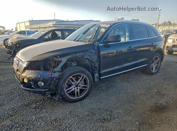 WA1C2AFP7HA096971 2017 AUDI Q5 Black Առջևի ձախ երեք քառորդ տեսարան