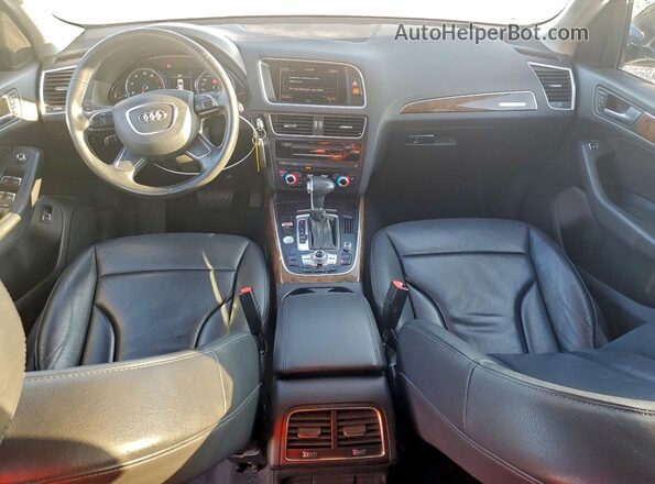 WA1C2AFP7HA096971 2017 AUDI Q5 Black Առջևի վահանակի տեսք