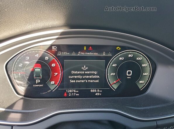 WA1C4AFY3P2079709 2023 AUDI SQ5 Серый Вид щитка приборов