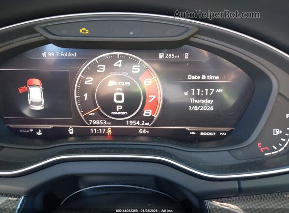 WA1C4AFY4K2074088 2019 AUDI SQ5 Серый Вид задних сидений