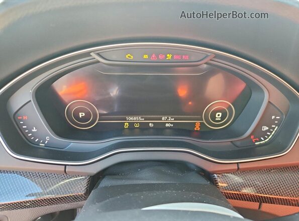 WA1C4AFY6K2089403 2019 AUDI SQ5 Серый Вид щитка приборов