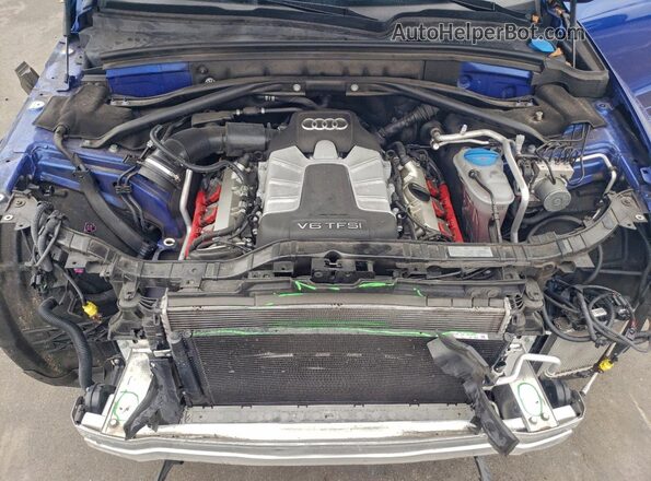 WA1CCAFP5HA065375 2017 AUDI SQ5 Blue Engine compartment view