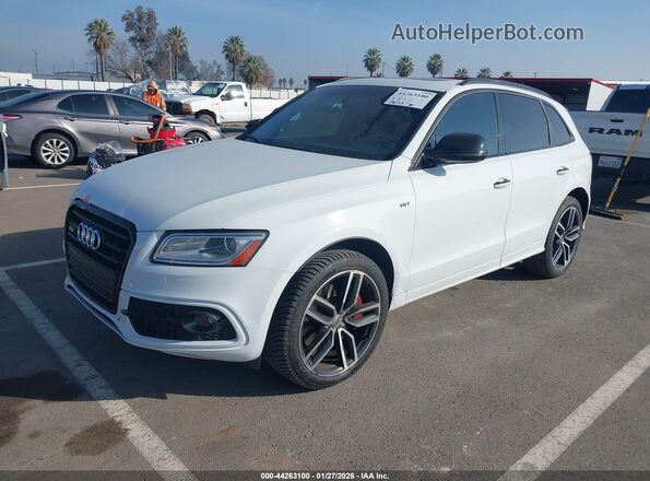 WA1CCAFP7HA082632 2017 AUDI SQ5 White წინა მარცხენა ხედი სამი მეოთხედიდან