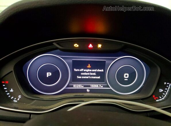WA1CNAFY8K2065472 2019 AUDI Q5 Белый Вид щитка приборов