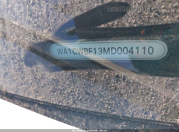 WA1CWBF13MD004110 2021 AUDI SQ8 White Widok komory silnika