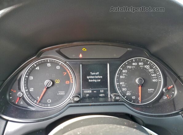 WA1D7AFPXGA117672 2016 AUDI Q5 Black ხელსაწყოთა პანელის ხედი