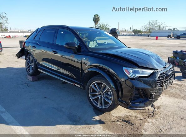 WA1DECF33P1114028 2023 AUDI Q3 Черный Передняя правая четверть