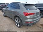 2021 Audi Q3 Premium 45 Tfsi S Line Quattro Tiptronic Gray vin: WA1DECF35M1052434