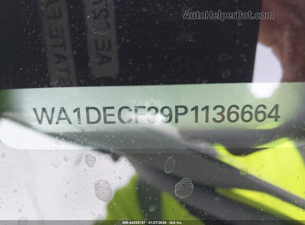 WA1DECF39P1136664 2023 AUDI Q3 Белый Вид подкапотного пространства