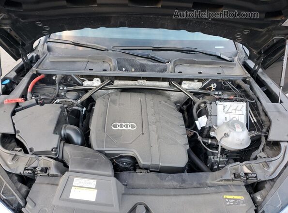 WA1EAAFYXP2111153 2023 AUDI Q5 Black Vista del compartimento del motor