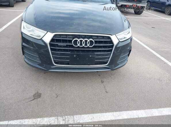 WA1ECCFS1HR003496 2017 AUDI Q3 Black Front view
