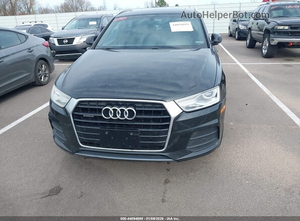 WA1ECCFS1HR003496 2017 AUDI Q3 Black Instrument cluster view