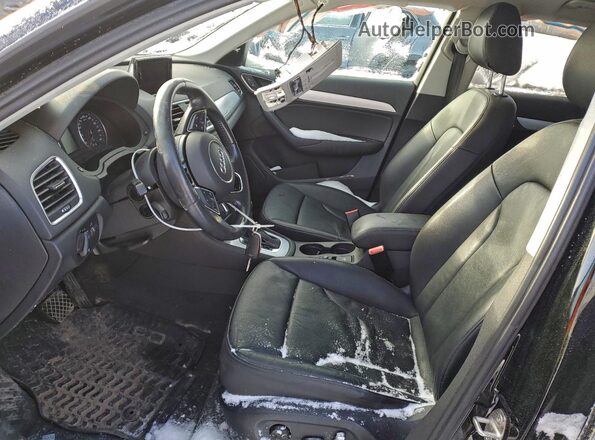 WA1ECCFS4JR032397 2018 AUDI Q3 Black Front interior view