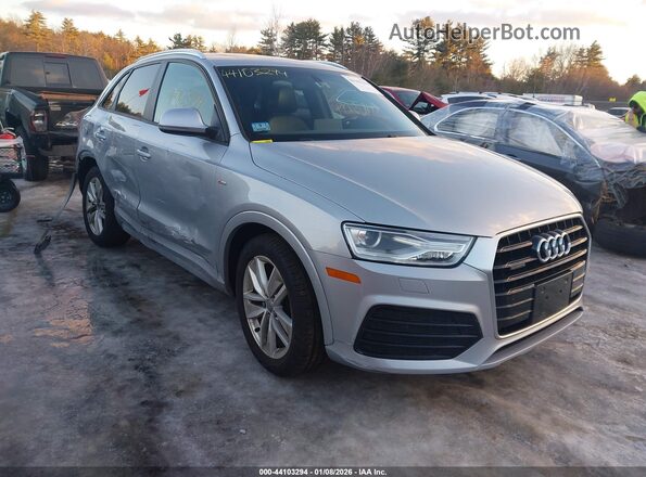 WA1ECCFS5JR024759 2018 AUDI Q3 Silver Передня права чверть