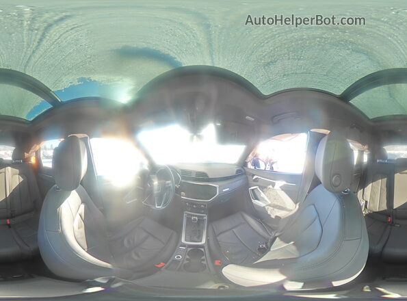 WA1EECF31M1044089 2021 AUDI Q3 Синий Панорамный вид салона 360°