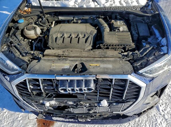 WA1EECF31M1044089 2021 AUDI Q3 Синий Вид подкапотного пространства