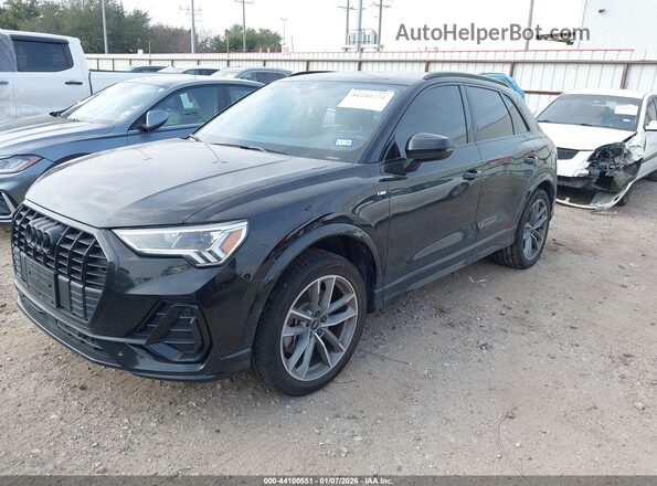 WA1EECF32N1054695 2022 AUDI Q3 Черный Передняя левая четверть