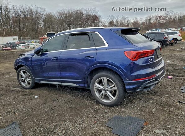 WA1EECF36M1017230 2021 AUDI Q3 Blue Tył lewy
