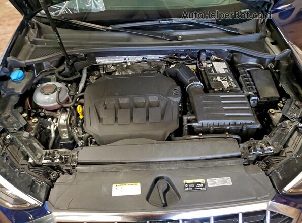 WA1EECF36S1079532 2025 AUDI Q3 Blue Vista del compartimento del motor