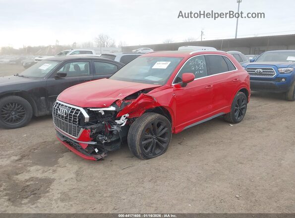 WA1EECF37L1114614 2020 AUDI Q3 Red Vista tres cuartos delantera izquierda