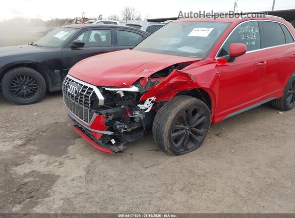 WA1EECF37L1114614 2020 AUDI Q3 Red Vista frontal