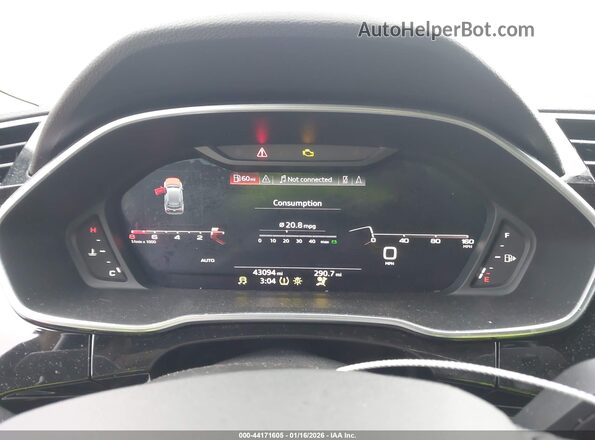 WA1EECF37L1114614 2020 AUDI Q3 Red Vista de los asientos traseros