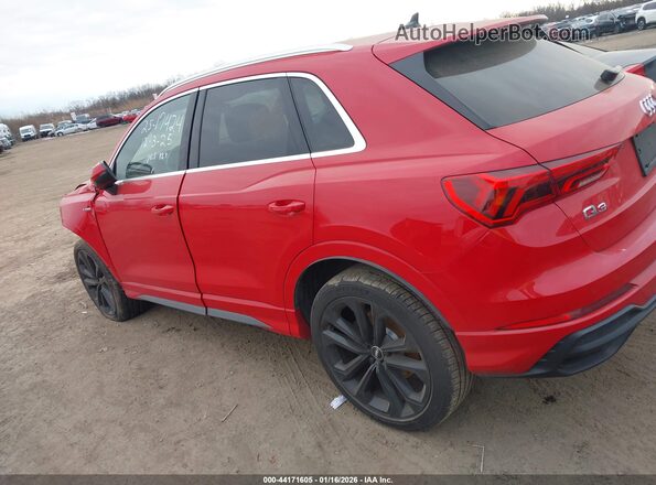 WA1EECF37L1114614 2020 AUDI Q3 Red Vista interior de 360 grados