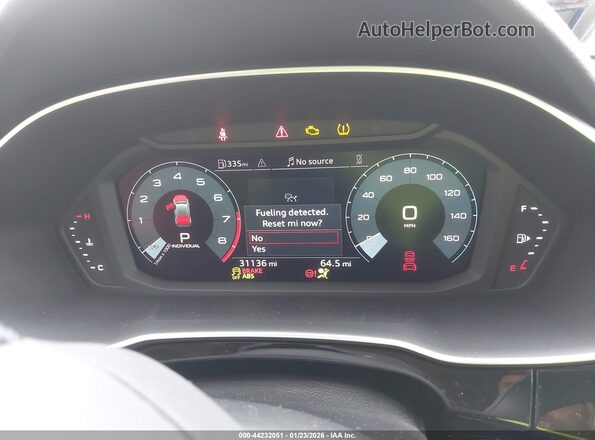 WA1EECF38N1141730 2022 AUDI Q3 Серый Вид задних сидений