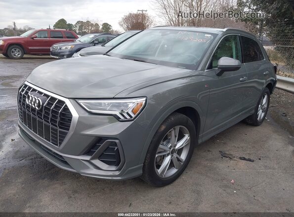 WA1EECF38N1141730 2022 AUDI Q3 Серый Передняя левая четверть