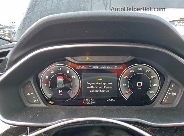 WA1EECF38R1168951 2024 AUDI Q3 Black ხელსაწყოთა პანელის ხედი