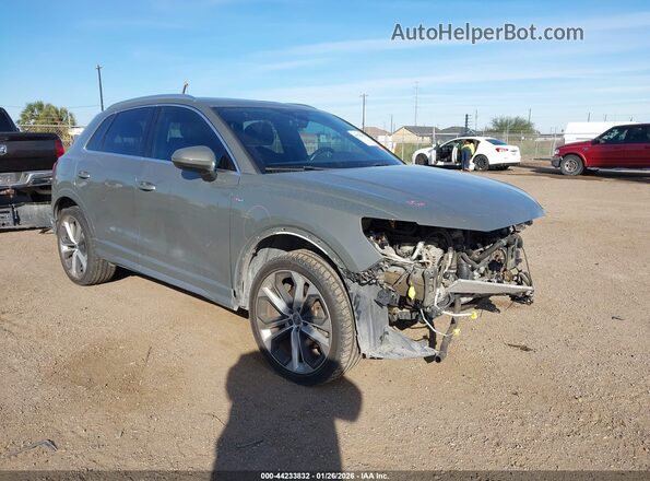 WA1EECF3XL1030772 2020 AUDI Q3 Серый Передняя правая четверть