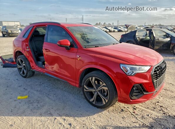 WA1EECF3XP1144289 2023 AUDI Q3 Красный Передняя правая четверть