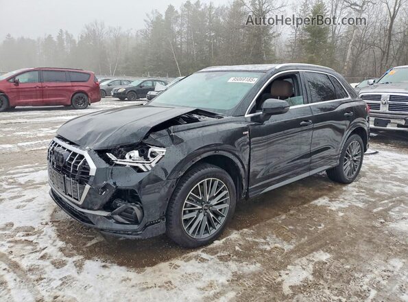 WA1EEDF38N1019729 2022 AUDI Q3 Black Przód lewy