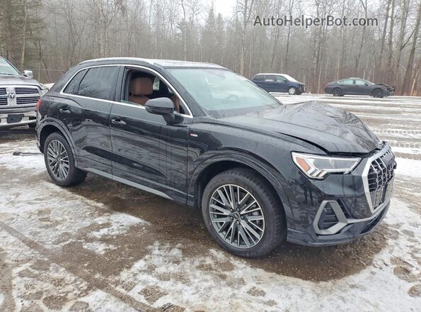 WA1EEDF38N1019729 2022 AUDI Q3 Black Przód prawy
