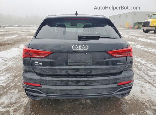 WA1EEDF38N1019729 2022 AUDI Q3 Black Widok z tyłu