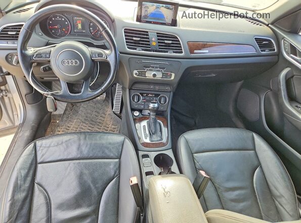 WA1EFCFS2GR011631 2016 AUDI Q3 Silver Vista del salpicadero