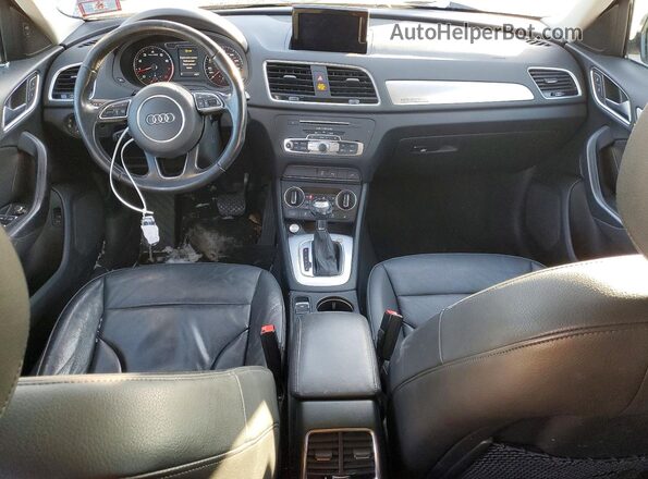 WA1EFCFS5GR015785 2016 AUDI Q3 Black Widok deski rozdzielczej