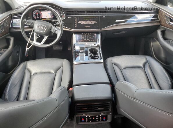 WA1EVAF1XLD015111 2020 AUDI Q8 Gray Dashboard view